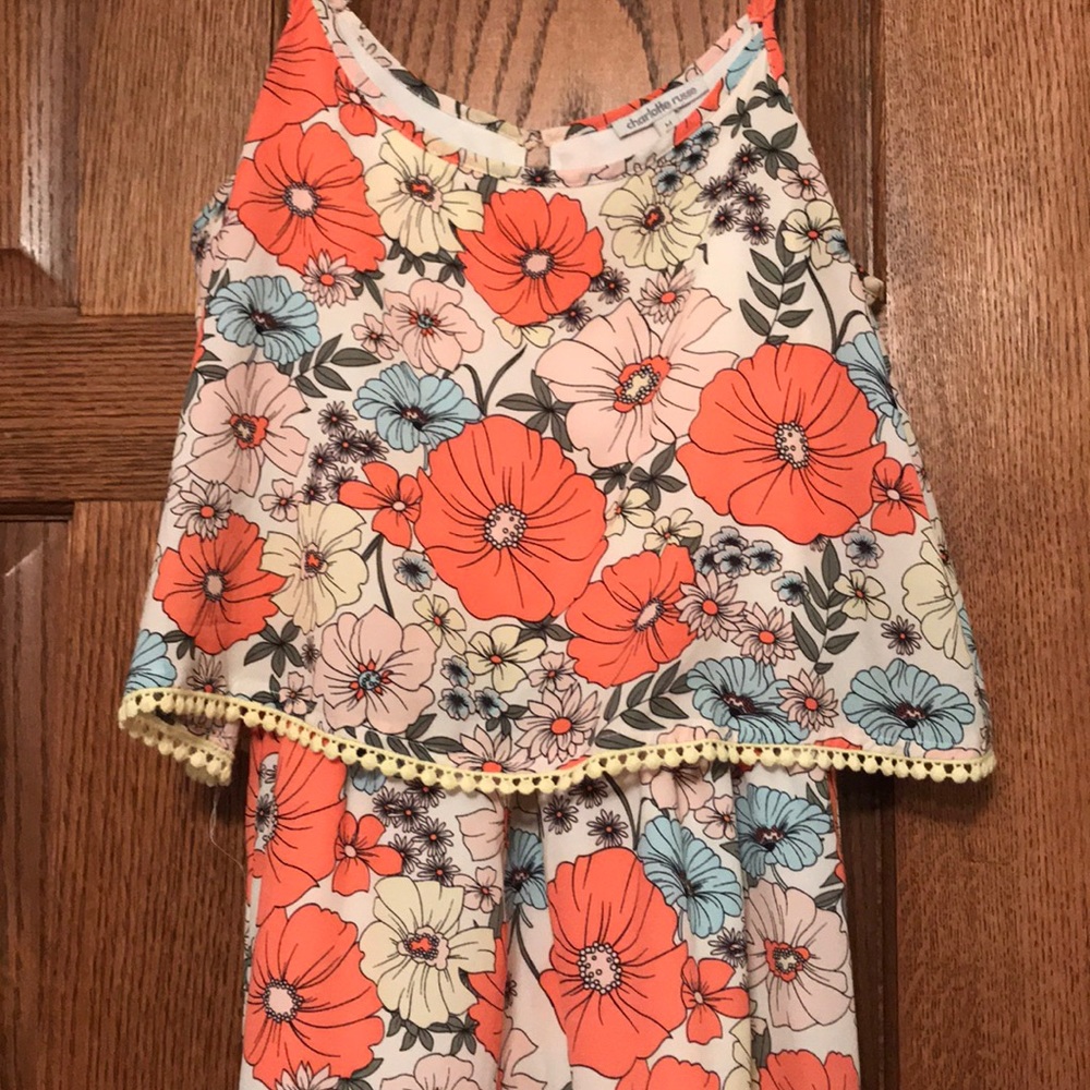 Floral Romper - Picture 2 of 4